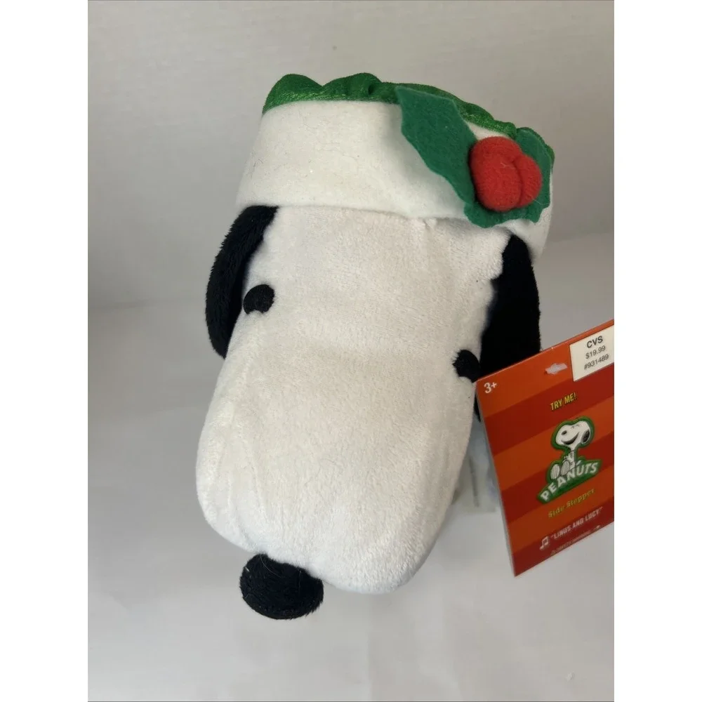 Gemmy Snoopy Christmas Santa Musical Peanuts Side Stepper Dancing Plush 2013